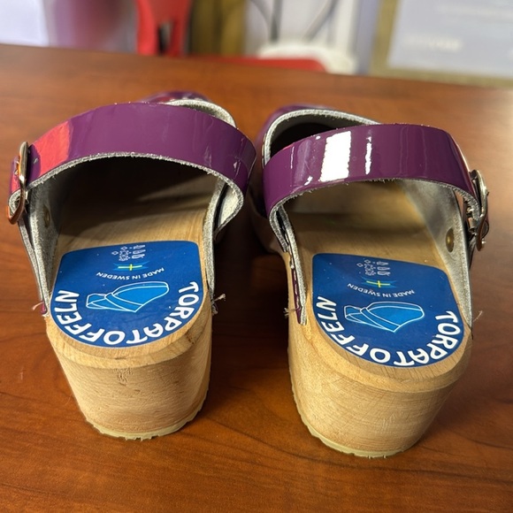 Torpatoffeln Swedish Clogs purple - Picture 3 of 10